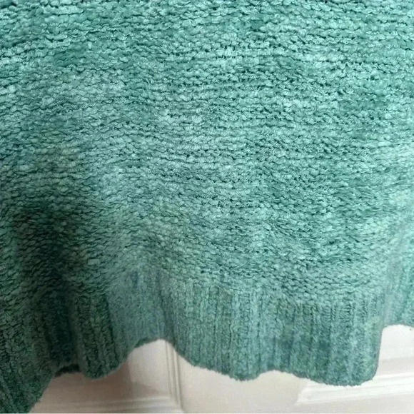 Northern Reflections Cowl Neck Sweater Greenish-Blue  Size Small - Picture 12 of 16